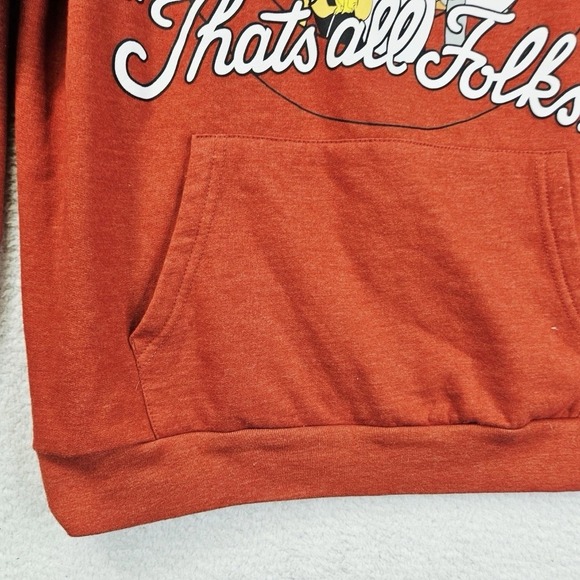 Loony Tunes Bugs Bunny Woman's Pullover Hoodie Sweatshirt XL 15-16 Pouch Pocket - Picture 7 of 10